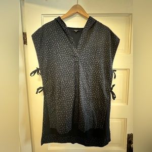 Madewell Hooded Smock Top Beach Coverup Small